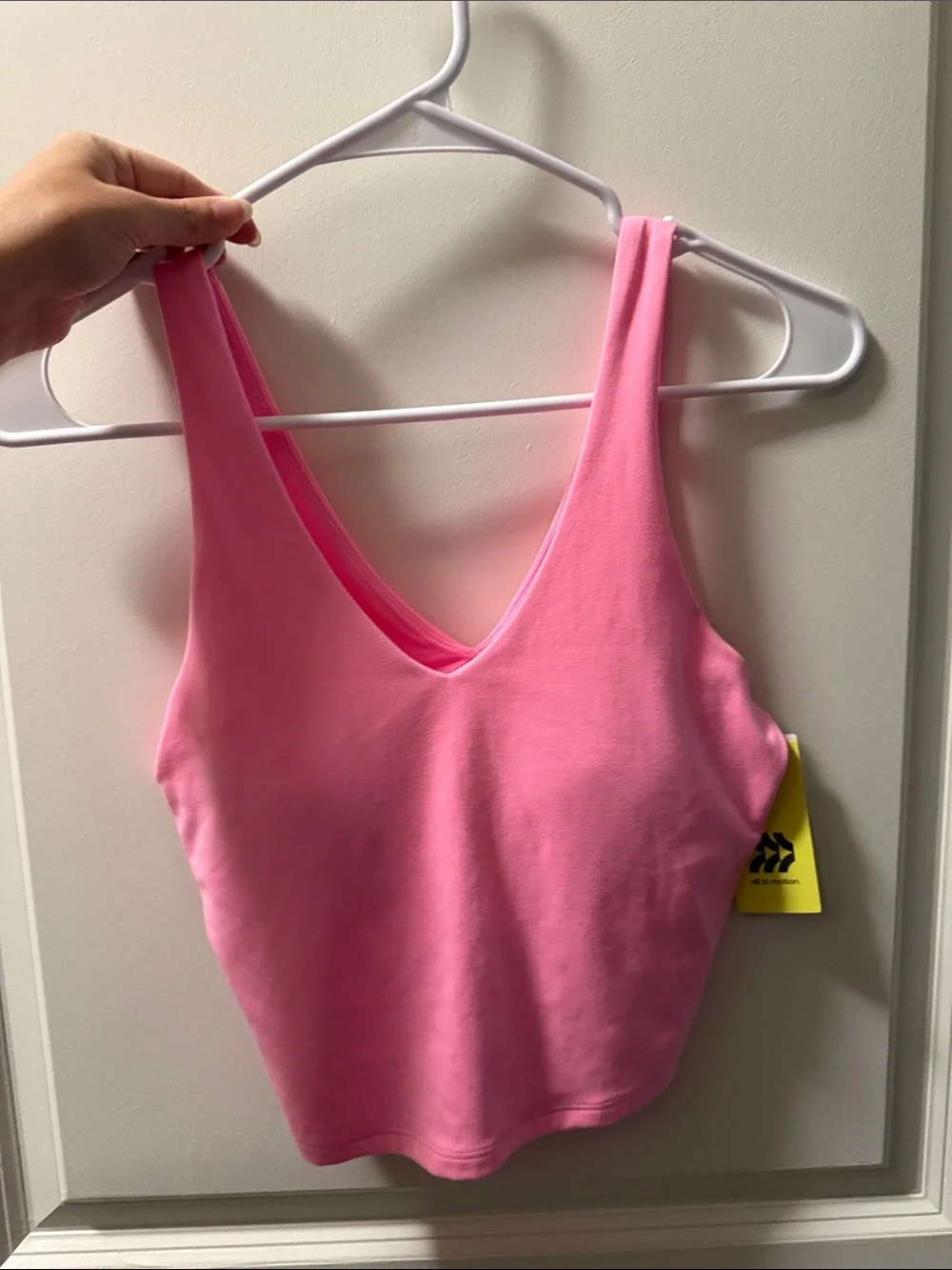 all in motion Pink V-Neck Tank Top